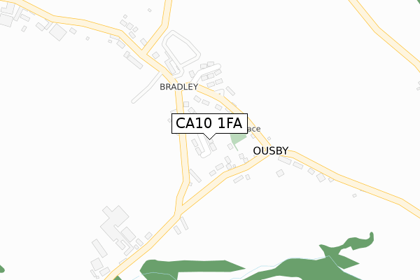 CA10 1FA map - large scale - OS Open Zoomstack (Ordnance Survey)