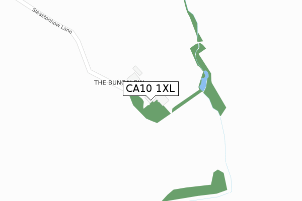 CA10 1XL map - large scale - OS Open Zoomstack (Ordnance Survey)