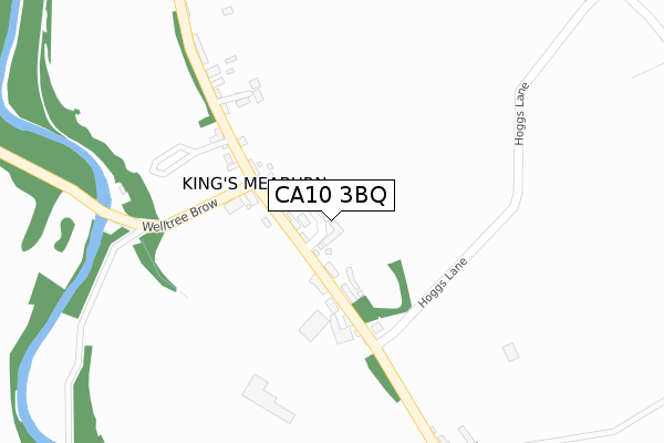 CA10 3BQ map - large scale - OS Open Zoomstack (Ordnance Survey)