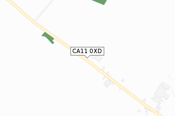 CA11 0XD map - large scale - OS Open Zoomstack (Ordnance Survey)