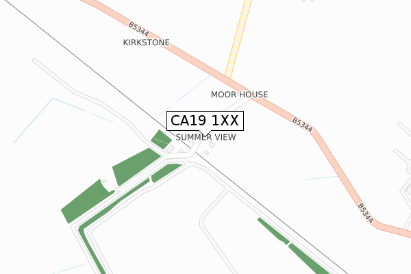 CA19 1XX map - large scale - OS Open Zoomstack (Ordnance Survey)