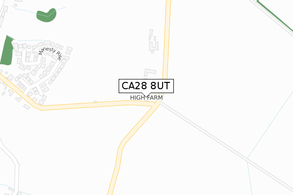 CA28 8UT map - large scale - OS Open Zoomstack (Ordnance Survey)