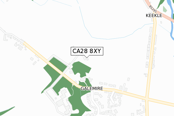 CA28 8XY map - large scale - OS Open Zoomstack (Ordnance Survey)