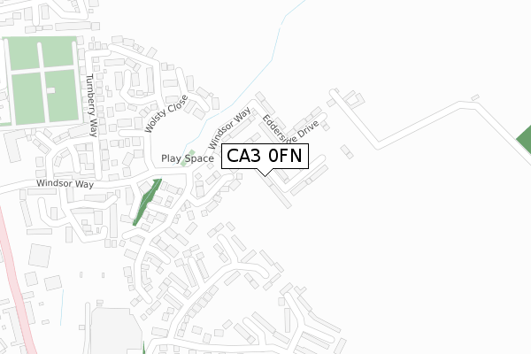 CA3 0FN map - large scale - OS Open Zoomstack (Ordnance Survey)