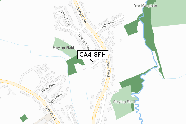 CA4 8FH map - large scale - OS Open Zoomstack (Ordnance Survey)