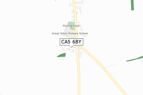 CA5 6BY map - large scale - OS Open Zoomstack (Ordnance Survey)