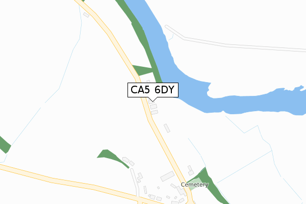 CA5 6DY map - large scale - OS Open Zoomstack (Ordnance Survey)