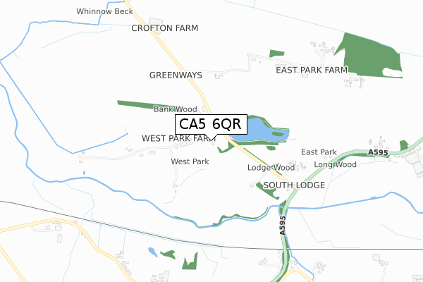 CA5 6QR map - small scale - OS Open Zoomstack (Ordnance Survey)