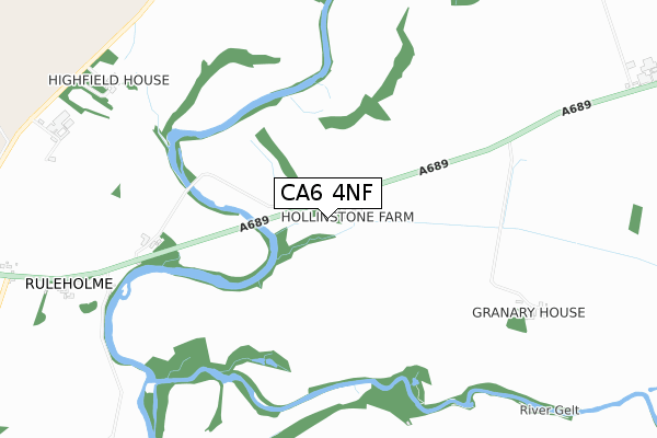 CA6 4NF map - small scale - OS Open Zoomstack (Ordnance Survey)