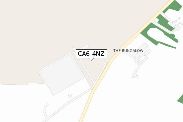 CA6 4NZ map - large scale - OS Open Zoomstack (Ordnance Survey)