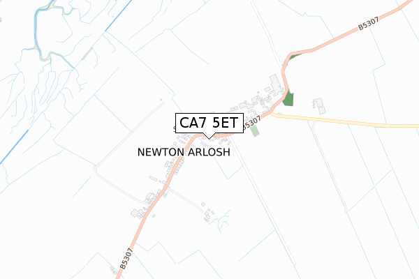 CA7 5ET map - small scale - OS Open Zoomstack (Ordnance Survey)