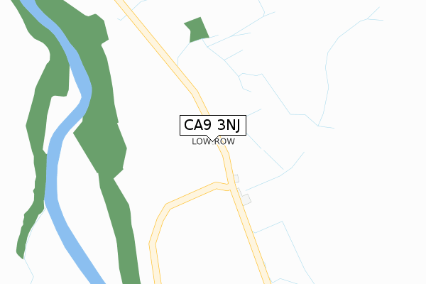 CA9 3NJ map - large scale - OS Open Zoomstack (Ordnance Survey)