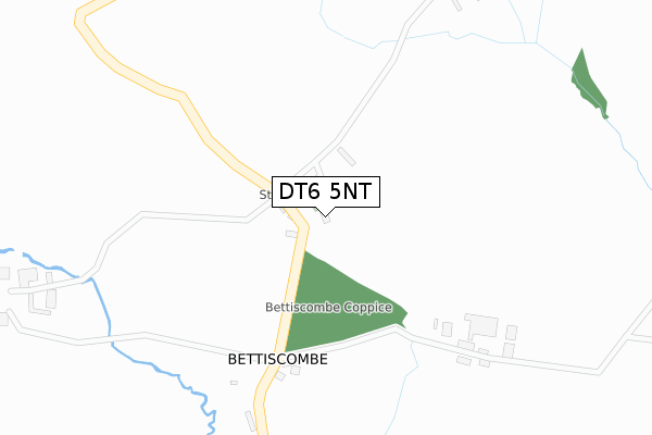 DT6 5NT map - large scale - OS Open Zoomstack (Ordnance Survey)