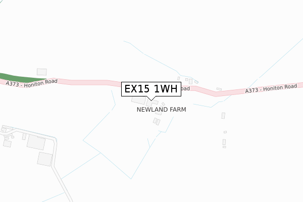 EX15 1WH map - large scale - OS Open Zoomstack (Ordnance Survey)