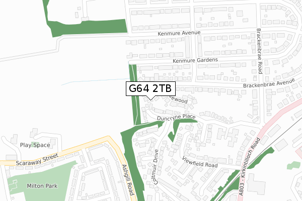 G64 2TB map - large scale - OS Open Zoomstack (Ordnance Survey)