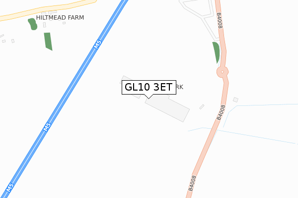 GL10 3ET map - large scale - OS Open Zoomstack (Ordnance Survey)