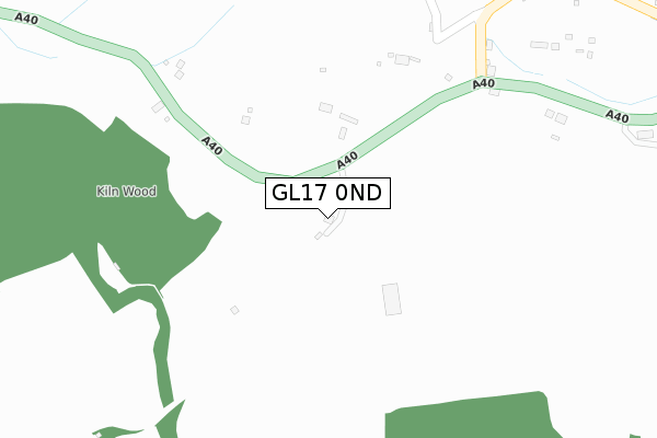 GL17 0ND map - large scale - OS Open Zoomstack (Ordnance Survey)