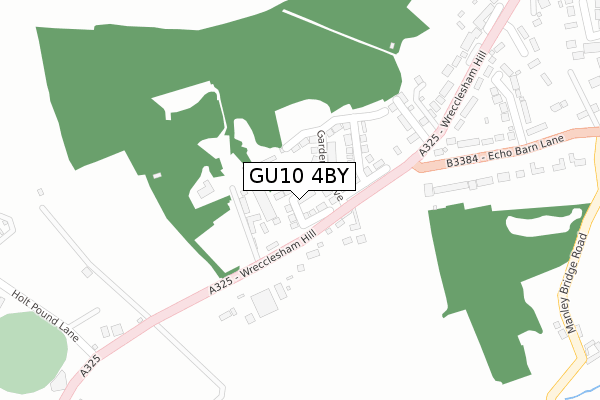 GU10 4BY map - large scale - OS Open Zoomstack (Ordnance Survey)