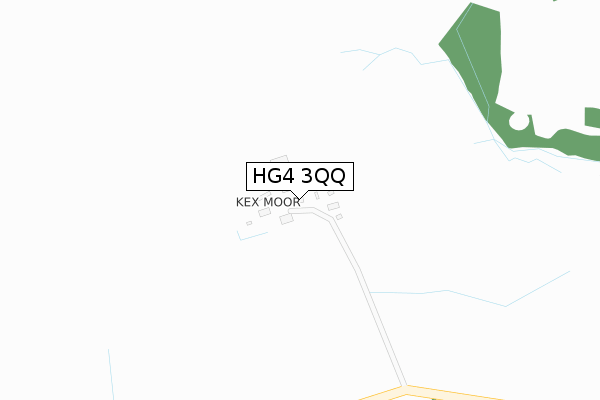 HG4 3QQ map - large scale - OS Open Zoomstack (Ordnance Survey)