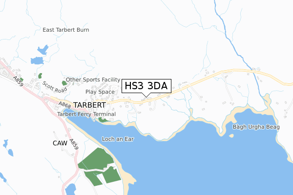 HS3 3DA map - small scale - OS Open Zoomstack (Ordnance Survey)