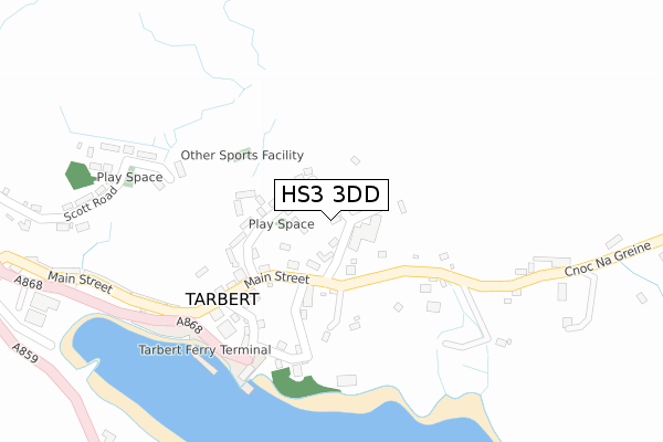 HS3 3DD map - large scale - OS Open Zoomstack (Ordnance Survey)