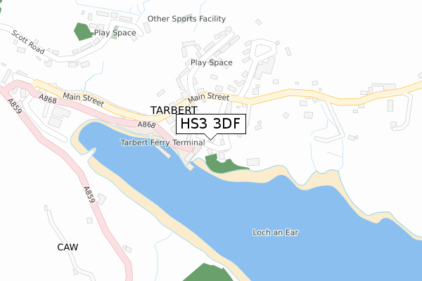 HS3 3DF map - large scale - OS Open Zoomstack (Ordnance Survey)