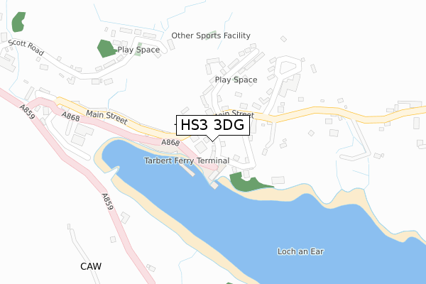 HS3 3DG map - large scale - OS Open Zoomstack (Ordnance Survey)