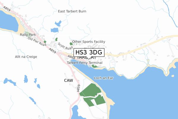 HS3 3DG map - small scale - OS Open Zoomstack (Ordnance Survey)