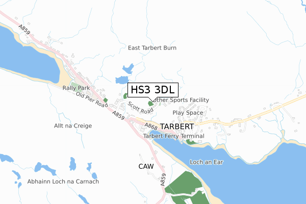 HS3 3DL map - small scale - OS Open Zoomstack (Ordnance Survey)