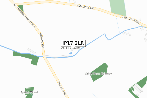 IP17 2LR map - large scale - OS Open Zoomstack (Ordnance Survey)