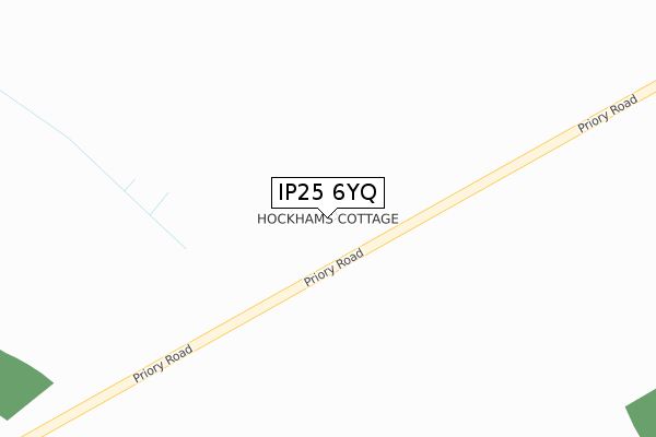 IP25 6YQ map - large scale - OS Open Zoomstack (Ordnance Survey)