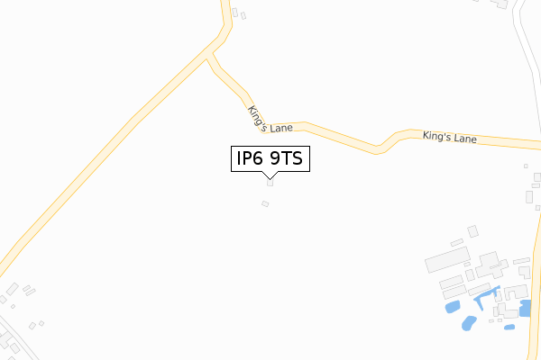 IP6 9TS map - large scale - OS Open Zoomstack (Ordnance Survey)