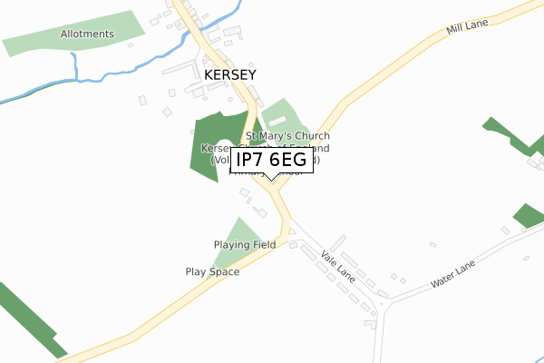 IP7 6EG map - large scale - OS Open Zoomstack (Ordnance Survey)