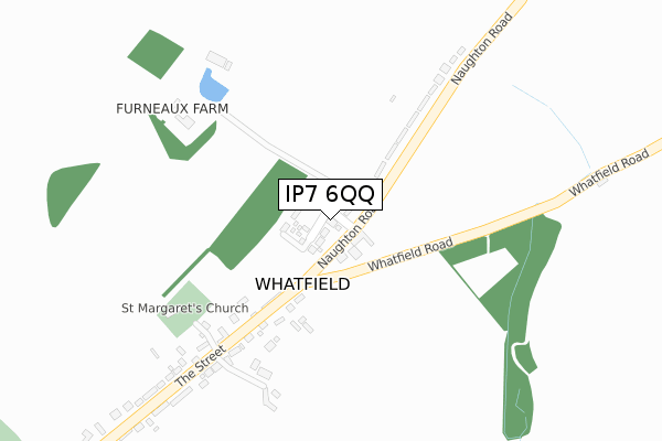 IP7 6QQ map - large scale - OS Open Zoomstack (Ordnance Survey)