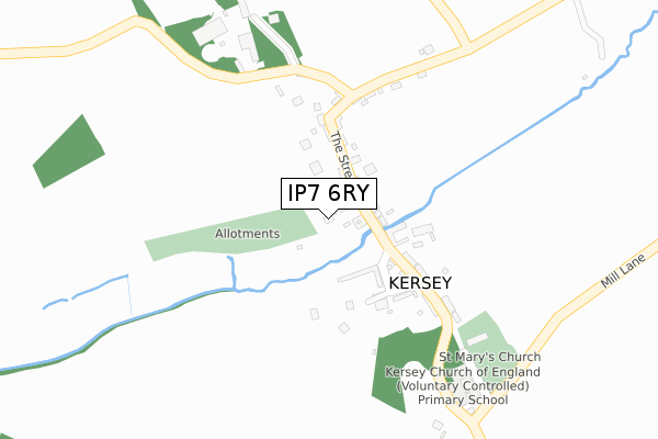 IP7 6RY map - large scale - OS Open Zoomstack (Ordnance Survey)