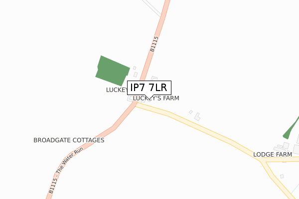 IP7 7LR map - large scale - OS Open Zoomstack (Ordnance Survey)