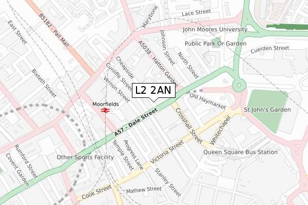 L2 2AN map - large scale - OS Open Zoomstack (Ordnance Survey)