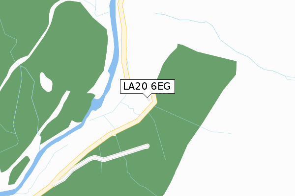 LA20 6EG map - large scale - OS Open Zoomstack (Ordnance Survey)