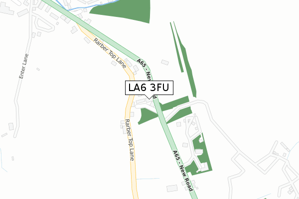 LA6 3FU map - large scale - OS Open Zoomstack (Ordnance Survey)