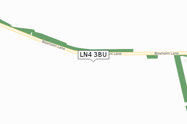 LN4 3BU map - large scale - OS Open Zoomstack (Ordnance Survey)