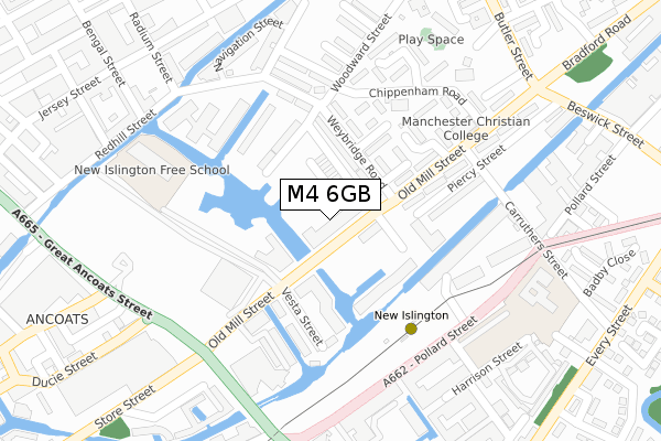 M4 6GB map - large scale - OS Open Zoomstack (Ordnance Survey)