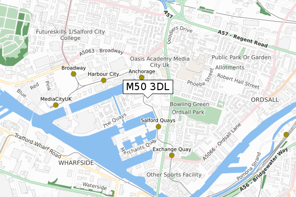 M50 3DL map - small scale - OS Open Zoomstack (Ordnance Survey)