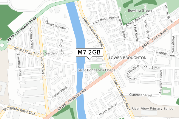 M7 2GB map - large scale - OS Open Zoomstack (Ordnance Survey)