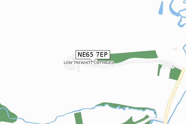 NE65 7EP map - large scale - OS Open Zoomstack (Ordnance Survey)