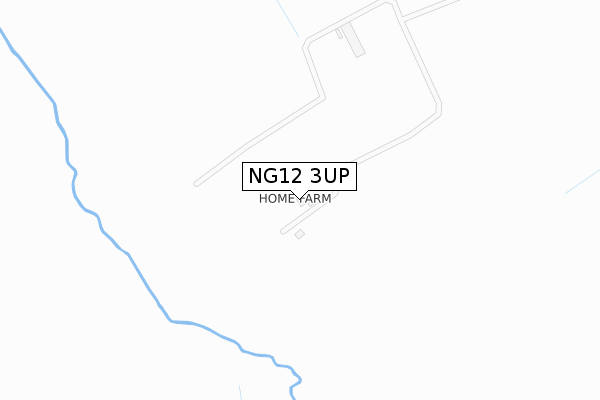 NG12 3UP map - large scale - OS Open Zoomstack (Ordnance Survey)