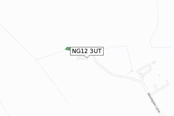 NG12 3UT map - large scale - OS Open Zoomstack (Ordnance Survey)