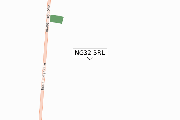 NG32 3RL map - large scale - OS Open Zoomstack (Ordnance Survey)