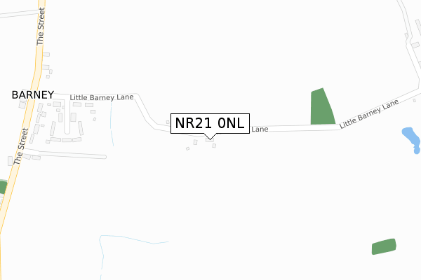 NR21 0NL map - large scale - OS Open Zoomstack (Ordnance Survey)