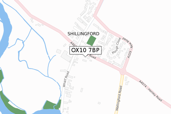 OX10 7BP map - large scale - OS Open Zoomstack (Ordnance Survey)