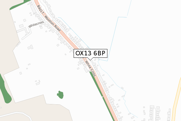 OX13 6BP map - large scale - OS Open Zoomstack (Ordnance Survey)